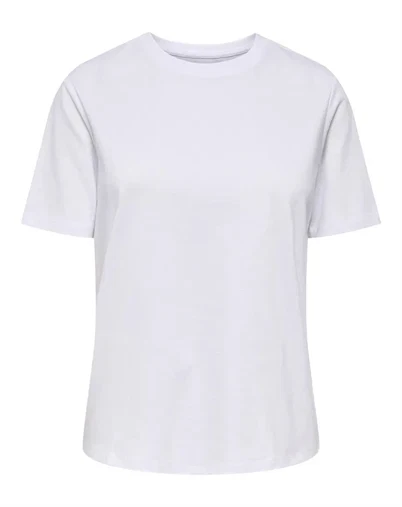 Only - ONLFreja Luxe T-shirt - Bright White